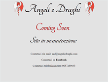 Tablet Screenshot of angeliedraghi.com